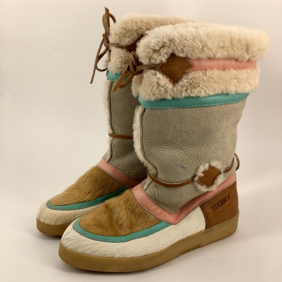 TECHNICA Goat Hair Snow Boots Size 8 - Picture 3 of 8